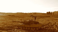 War Army germany Denmark fight sepia Europe military Leopards 