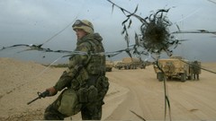 War Army military convoy