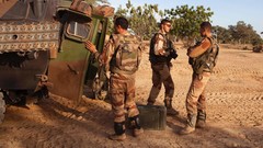 War Army soldiers French military Africa infantry apc armed 