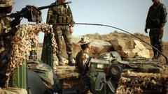 War Army soldiers French military Africa vehicles infantry 