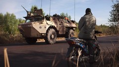 War Army soldiers French military roads scooter vehicles tanks 
