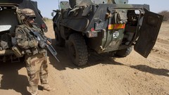 War Army soldiers French military vehicles tanks NATO apc 