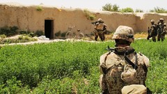 War Army soldiers military patrol fields 2009 doors infantry 