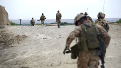 War Army soldiers military patrol infantry NATO Afghanistan 