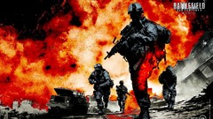 War battlefield Guns explosions