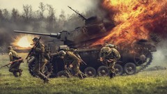 War Blast tanks World War II World War 2 detonation