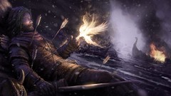 War death Men arrows concept art Medieval Marek Okon