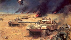 War deserts tanks