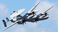 War E-2C Hawkeye Aircraft