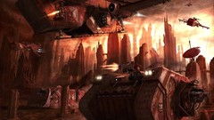 War futuristic warhammer mecha