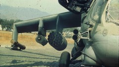 War Helicopters military historic bombs cockpit Afghanistan 