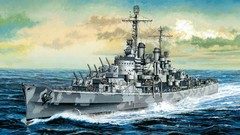 War military battleships USS San Diego