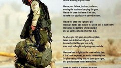 War poem soldier US Army