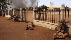 War smoke Army fight soldiers French Cover military Africa 