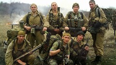 War soldiers Russia ak-47 ak 74 PKM spetsnaz VSS vintorez RPK 74