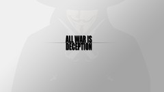 War V for Vendetta Deception Anonymous minimalistic Quotes