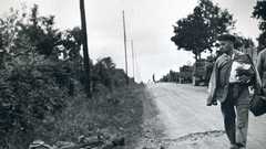 War vintage France grayscale