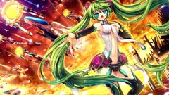 War vocaloid multicolor hatsune