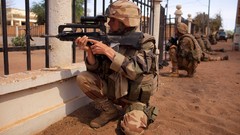 War weapons Guns Army fight soldiers French Cover military 