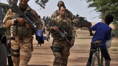 War weapons Guns children Army soldiers French military Africa 