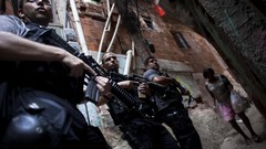 War weapons Guns police slum Rio de Janeiro Brazil raid narrow 