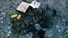 War weapons letters Radio Helicopters gears Maps military 