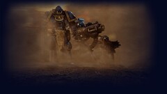 Warhammer 40 000 digital art video games mech Simple Background