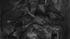 Warhammer monochrome concept art