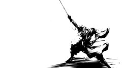 Warriors Anime Swords white