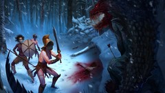 Warriors Den artwork fantasy art