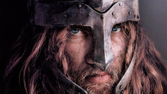 Warriors helmets portraits blue