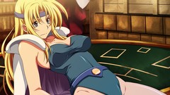 Warriors lying down Poker Table