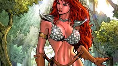 Warriors Red Sonja redheads comics girls Dynamite! Comics