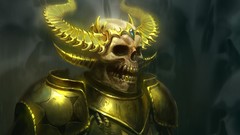 Warriors skeleton king fantasy art