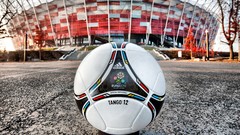 Warsaw Adidas stadium euro 2012 soccer Polish football ball 