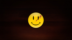 Watchmen smiley wood texture