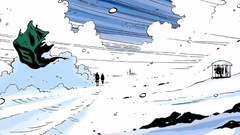 Watchmen snow Rorschach silhouette