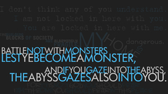 Watchmen text Quotes Typography