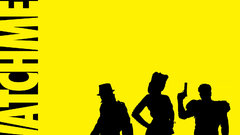 Watchmen yellow Rorschach silhouettes