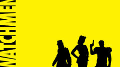 Watchmen yellow Rorschach silhouettes