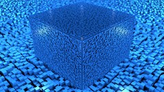 Water abstract blue geometry