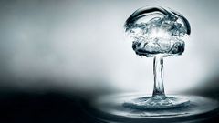Water abstract explosion 3d graphic artwork nuke