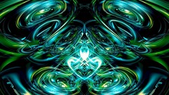 Water abstract love Hearts