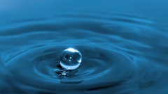 Water blue nature drop