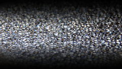 Water bubbles hydrophobic surface