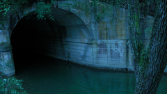 Water caves architecture tunnels