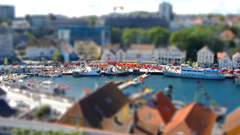 Water cityscapes ships rooftops