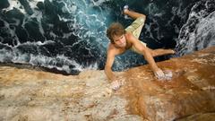 Water cliffs Chris Sharma