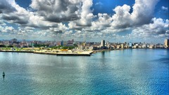 Water clouds cityscapes urban