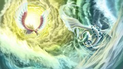 Water clouds Pokemon ho oh lugia